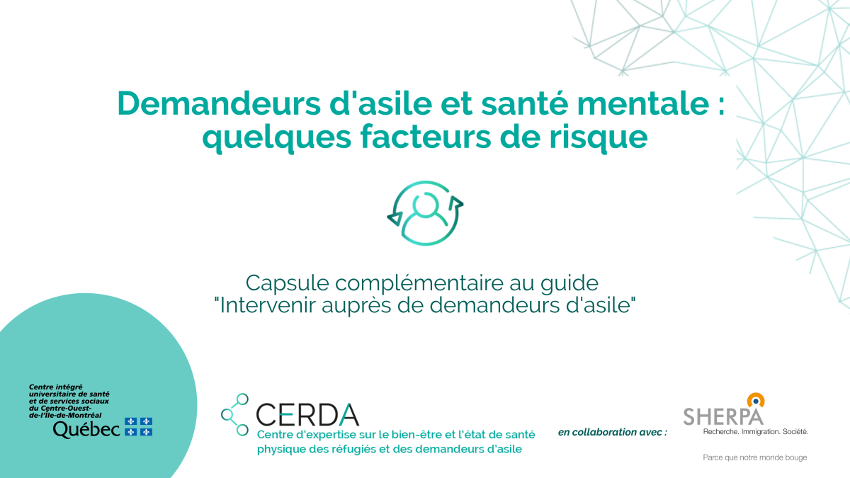 Demandeurs d'asile et santé mentale : quelques facteurs de risque