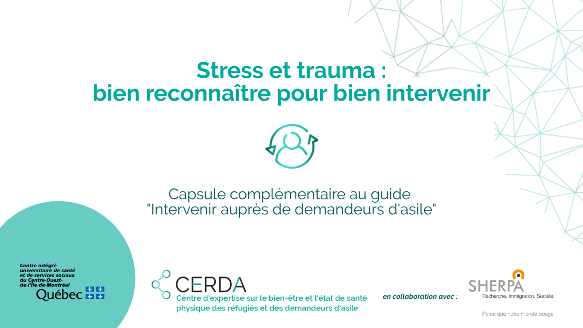 Stress et trauma : bien reconnaître pour bien intervenir